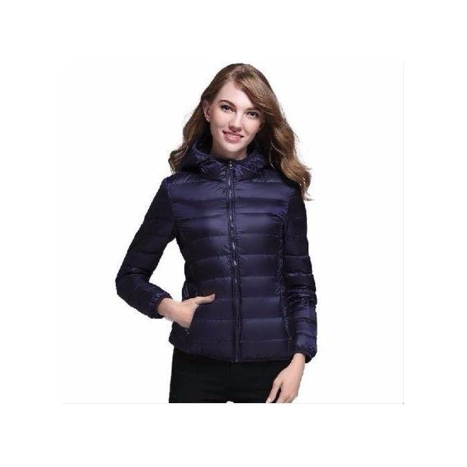 Womens Hooded Down Puffer Fill Lightweight Winter Jacket